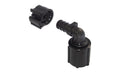 Black Flair-It PEXLOCK 30816 Swivel Elbow with Clip Ring Disassembled - Components View | United RV Parts