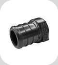 Black Plastic Flair-It PEXLOCK 1/2" PEX Plug 30863 - End Markings Detail View | United RV Parts