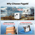 Fogatti 62,000 BTU Water Heater - High Altitude RV Mountain Camping Scene | United RV Parts