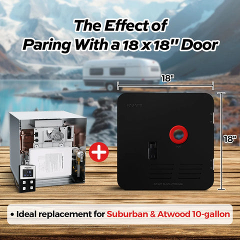 Fogatti | 62,000 BTU Tankless Water Heater w/Controller | FS09B1S | OEM | Wired Controller