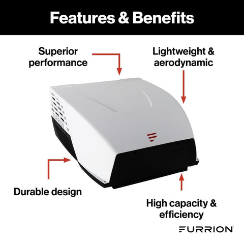 Furrion Chill AC Features Benefits Diagram - Performance Efficiency | United RV Parts