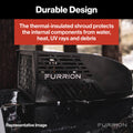 Black Furrion RV AC Unit - Durable Design in Rain with Thermal Protection | United RV Parts