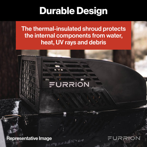 Black Furrion RV AC Unit - Durable Design in Rain with Thermal Protection | United RV Parts