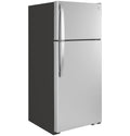 Stainless Steel GE GIE17GSNRSS Top-Freezer Refrigerator - Side Angle View | United RV Parts