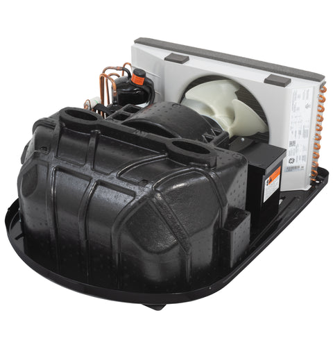 GE RV Air Conditioner - Angled View with Compressor and Blower Motor Assembly | United RV Parts