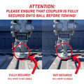 Gen-Y Gooseneck Coupler Safety Guide - Proper Ball Connection Instructions | United RV Parts