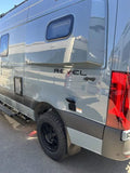 Hughes SafeView SV30API 30 Amp RV Power Inlet - Installed on Winnebago Revel Van RV Exterior Side View | United RV Parts