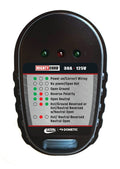 Black Valterra Mighty Cord 30 Amp RV Circuit Tester A10-30CTVP - Front View | United RV Parts