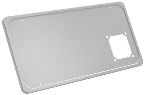 White Plastic Dometic Mojave DFSD Furnace Access Door 33045 - Angled Front View | United RV Parts