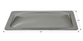 Icon 12117 Smoke Skylight - Dimensional View with Measurements | United RV Parts