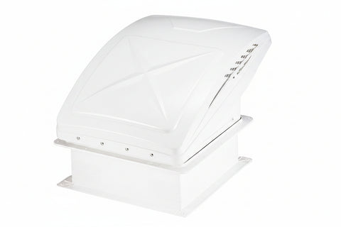 Hengs | Zephyr Ultra Roof Vent With Remote and Rain Sensor | SV1115-G4 | White Lid | Electric Lift | 5 Speed Fan