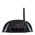 Black Furrion Vision S+ Sharkfin Camera with Infrared LEDs - Front View | United RV Parts