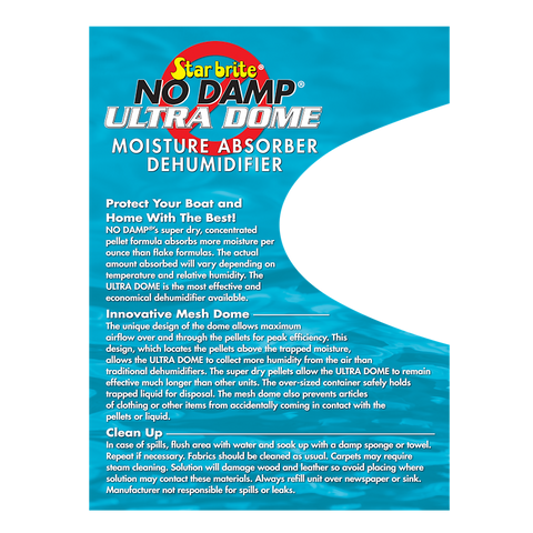 Star Brite No Damp Ultra Dome Mesh Dome Design - RV Dehumidifier Features Detail | United RV Parts