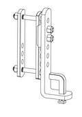 Fastway Equal-i-zer Sway Control Bracket - Technical Diagram | United RV Parts