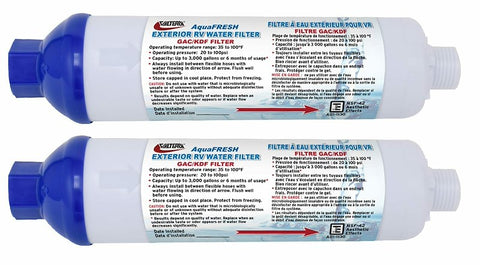 White Valterra AquaFresh Water Filter Cartridges - Product Detail | United RV Parts