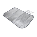 Silver Reflective RV Window Cover with Suction Cups - Flat View | United RV Parts