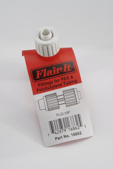 Flair-It 3/8" PEX Plug Part No. 16862 on Retail Packaging - Package View | United RV Parts
