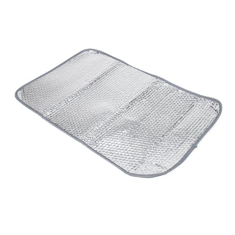 Silver Reflective RV Window Cover - Angled Product View | United RV Parts