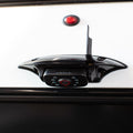 Black Furrion Vision S+ Sharkfin Camera Mounted on RV Exterior - Installation View | United RV Parts