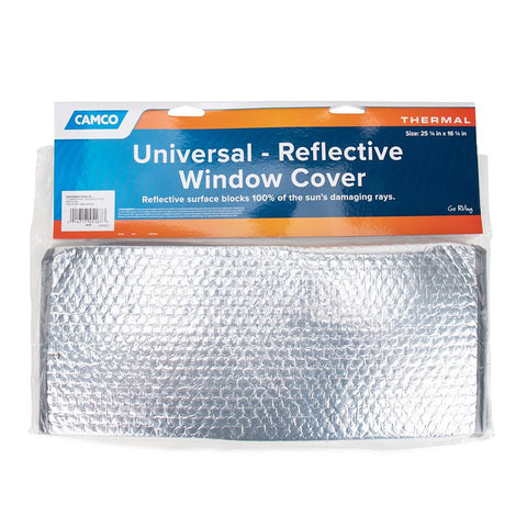 Camco Reflective Window Cover Retail Package - Product View | United RV Parts