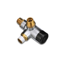 Brass Dometic 90029 RV Water Heater Mixing Valve - Angled View | United RV Parts