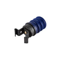 Blue SumoSprings TSS-107-40 Spring - Rear Angle View with Black Metal Mounting Bracket | United RV Parts