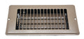 Brown Steel RV Floor Vent Register 4x8 - Front View | United RV Parts