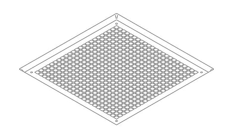 Coleman AC Grille 6798-3041 - Technical Drawing Perspective | United RV Parts