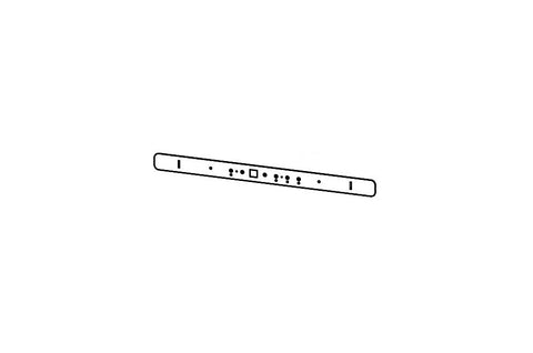 Norcold 640087 Eyebrow Kit Line Drawing - Angled Isolated View | United RV Parts