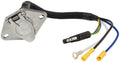 Valterra Trailer Wiring Harness 6-Pole Round Socket End with Color-Coded Wires - Angle View | United RV Parts