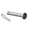 Silver Steel Equal-i-zer Hitch Socket Pin and R-Clip - Side View | United RV Parts