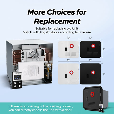 Fogatti | RV Tankless Water Heater | INSTASHOWER7 | FS07B1S | 48,000 BTU