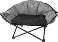 Heather Grey Kuma Little Lazy Bear Dog Chair 900-KM-LDG-HG - Front View | United RV Parts