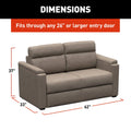 RV Sleeper Sofa Dimensions Chart - 62 Inch Installation Guide | United RV Parts
