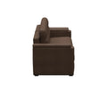 Brown Satula PolyHyde Lippert Heritage Series RV Sleeper Sofa - Side Profile View | United RV Parts