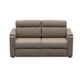 Driftwood PolyHyde Vinyl RV Clickback Sleeper Sofa 68in - Front View | United RV Parts