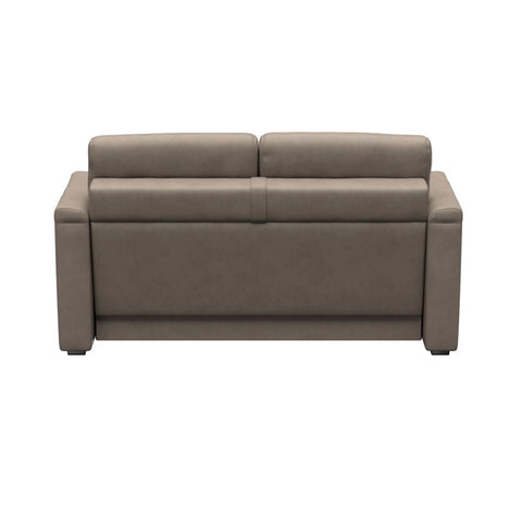 Driftwood PolyHyde Vinyl RV Clickback Sleeper Sofa 68in - Back View | United RV Parts
