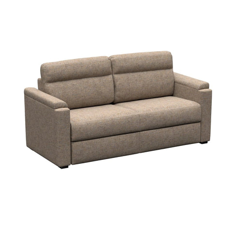 Dellmead Woven Fabric Lippert Heritage Series Clickback Sleeper Sofa 72in - 3/4 Front View | United RV Parts