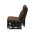 Brown Satula Lippert Heritage Armless RV Recliner - Side Profile Showing Steel Mechanism | United RV Parts
