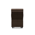 Brown Satula Lippert Heritage Armless RV Recliner - Rear View Showing Metal Base Frame | United RV Parts