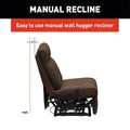 Lippert Heritage Armless RV Recliner Manual Wall Hugger Feature - Only 2 Inches from Wall | United RV Parts