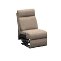 Dellmead Woven Fabric RV Theater Seating Armless Recliner - Front Angle View | United RV Parts