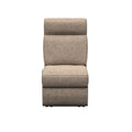 Dellmead Woven Fabric Lippert Heritage Armless Recliner - Front View Upright Position | United RV Parts