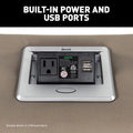 Thomas Payne Seismic RV Console Built-In 120V Power Outlet and Dual USB Charging Ports Detail | United RV Parts
