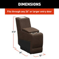 Thomas Payne Seismic RV Theater Console Dimensions Chart - 12x34x31.5in Fits 26in Entry Door | United RV Parts