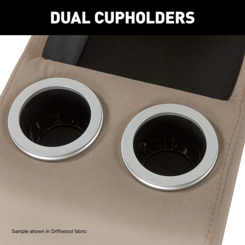 Thomas Payne Seismic RV Console Built-In 120V Power Outlet and Dual USB Charging Ports - Feature Detail | United RV Parts