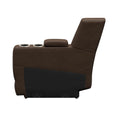 Brown Vinyl RV Theater Seating Console with Storage Base - Right Side | United RV Parts