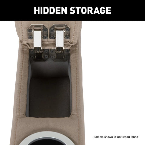 Hidden Storage Compartment with Hinges - Interior Detail View | United RV Parts
