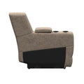 Dellmead Woven Polyester Thomas Payne Seismic RV Center Console - Left Side View Showing Dual Cupholders | United RV Parts