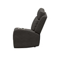 Charcoal McCoy Vinyl Thomas Payne Seismic RV Recliner - Right Side Profile | United RV Parts